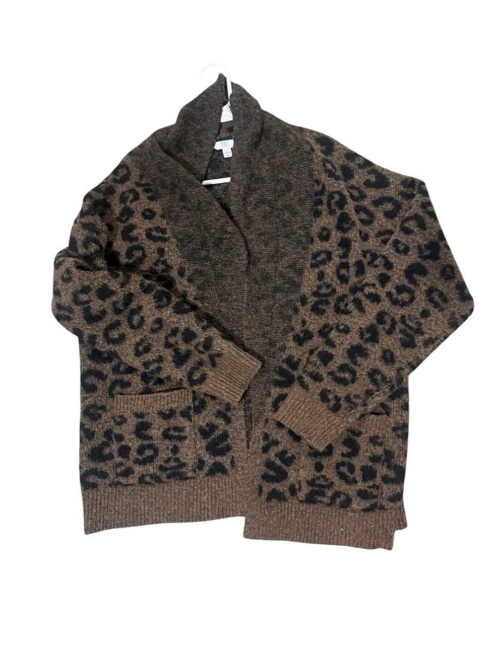 Knitted cheetah cardigan